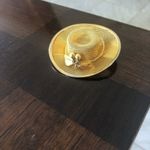 Vintage Cow Girl Hat Brooch Photo 1