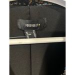 Forever 21 Women’s Double Breasted Sequined Blazer Black OS 14/16 Photo 5