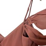 Birdy Grey  Devin Convertible Maxi Bridesmaid Dress Desert Rose Chiffon Size M Photo 5