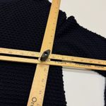 COS  Sweater Womens X Small Black Raised Stitch Jumper Textured Crew Neck Cotton Photo 9