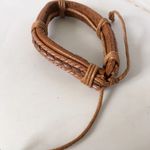 Genuine Leather Bracelet Brown Photo 2
