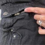 ZARA  Womens Jeans Size 4 Black Denim Skinny Cotton Stretch mid‎ / Photo 6