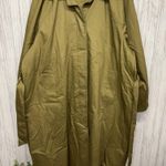 Womens Size XL SEA New York Trench Coat Green Photo 7