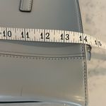 Kate Spade Felix Riverside Street Satchel SMOOTH LEATHER GREY PALE EUC Photo 5