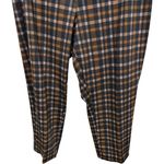 Sanctuary Carnaby Kick Cropped Pants Orange Black Plaid Size 2X Business Photo 3