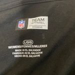 NFL NWOT Black Pittsburgh Steelers V-Neck Tee Shirt Top Womens Large New Gameday Photo 2