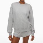 Aritzia Sweatfleece Airy Terry Perfect Crew Sweatshirt, size XS Photo 2
