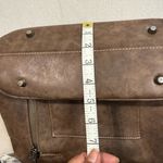 Trinity Ranch Elegant Brown Tote with Blue Accents Photo 13