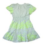 Anthropologie NWT by The Somerset Mini in Mint Embroidered Linen Dress S Photo 3