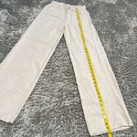 ZARA women's pants size 0, shiny cream color Photo 9