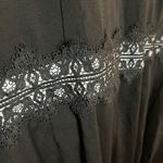 Bedoar Short Sleeve Black Pocketed Swing Dress with White Lace Size 26 Dress Photo 5