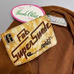 Vintage FRANK OLIVE Hat Brown Fab Super Suede Cap Arnel / Nylon NWT Deadstock Photo 1