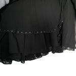 ZARA NEW  Women’s Pleated mini Dress with Belt size L Black Photo 4