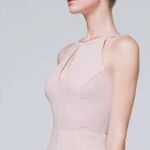 White House | Black Market WHBM S/L Keyhole Jumpsuit w/ Overlay in Cottage Rose sz 00 NWT Photo 3