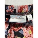 Premier Amour Maxi Dress Floral Print Sheer Overlay Bohemian‎ Size 16 Black Photo 5