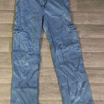 Hollister  10L Ultra High-Rise dad Jeans butterfly decor y2k vintage cargo Photo 0