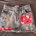 Hello Kitty Custom Made  Denim Skirt Photo 0