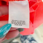 Anthropologie Tie Front Coral Knit Square Neck Harloe Tank Top XS Photo 3