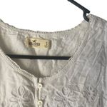 Hollister  Y2k Size Small‎ White Eyelet Babydoll Floral Cottagecore Feminine Top Photo 3
