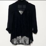 Paper Crane  black high-lo lace blouse Photo 1
