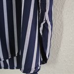 Old Navy  Navy Striped Sleeveless Top, Blue/Gray, XL Photo 3