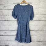 Madewell Tassel-Tie Mini Dress in Calico Floral Blue Size 6 Summer Coquette Girl Photo 5