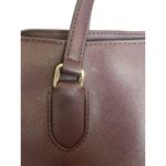 Kate Spade  Purple‎ Saffiano Leather Laurel Way Evangelie Satchel Photo 10