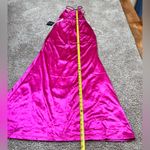 Lulu’s Radiant Satin Rhinestone Maxi Dress Pink Photo 14