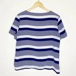 Amanda Uprichard Stripe Silk Shirt Size Large Anthropologie Photo 4