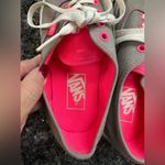 Vans Neon Pink & Grey Low Top Classic Sneakers Women’s Size 7.5 Like New! Photo 5