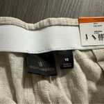 Worthington  Natural Beige High Rise Wide Leg Dress Pants Size 10 NEW‎ Photo 4