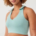 Outdoor Voices Warmup Collared Crop Top workout sports bra tennis preppy vneck Photo 7