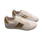 Joyasol paisley sneakers in gold/white 39 White Size 13 Photo 4