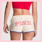 PINK - Victoria's Secret  Retro 70s Inspired Soft Modal Shorts-Winter White Logo L Photo 8