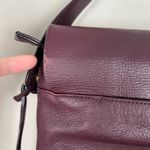 Fossil  Maya Shoulder Bag Burgandy Leather Flap Exterior Pockets Solid‎ Casual Photo 13