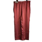 Soft Surroundings  Lumi pants wide leg pull on pink crepe size large NEW Photo 1