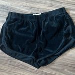 Hollister Black Velvet Athletic Shorts Photo 0