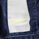 New PEAOFBLRD Premium Blue Denim Collection Wide Leg Jumpsuit Size Large Photo 4