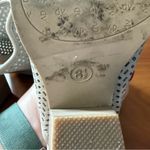 Dolce Vita Kenley Mule Beige Cream Perforated Suede Pointed‎ Toe Heels Shoes 8.5 Tan Photo 7