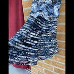 Parker Barbed Wire Mesh Fit and Flare Mini Dress Photo 2