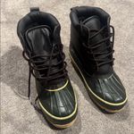 Totes Duck Snow Boots SIZE 9M Black Photo 1