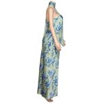 BHLDN   Molly Scarf-Neck Strapless Column Maxi Dress, Mint Cabbage Roses, Large Photo 5