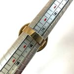 Gold tone and pink cocktail ring Photo 7