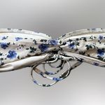 Dippin' Daisy's  Blue and White Floral Bikini Top Photo 1