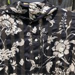 Carlisle  Vintage Silk Back Button Blouse Top 14 Photo 4