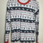 Disney Hanna Andersson Nightmare Before Christmas Medium Long Sleeve Cotton Top Red Photo 0