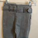 Lin Gray Moto Zipper Ankle Belted Jeans Size 24 Photo 8