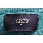 J.Crew  Womens Size Large Raglan Budded Crewneck Sweater Long Sleeve‎ Blue/Green Photo 2