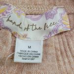 NWT Band of‎ the Free Ribbed Mock Neck Top Puff Shoulder Camel Tan Fall Photo 5