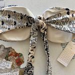 Eberjay Eberjey Drifter Lolita Bandeau Bikini Top Tie Back Swimwear Women's Size Small Photo 5